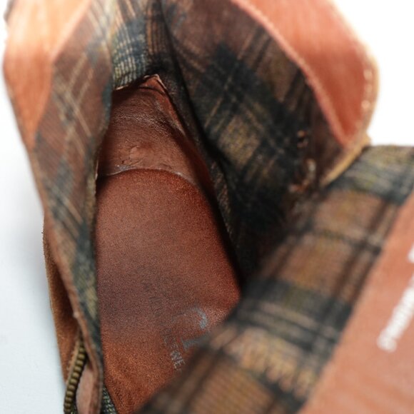 Born Womens Eton Boots Size 6.5 Brown Suede Low Heel Distressed Rustic Booties - Picture 12 of 12